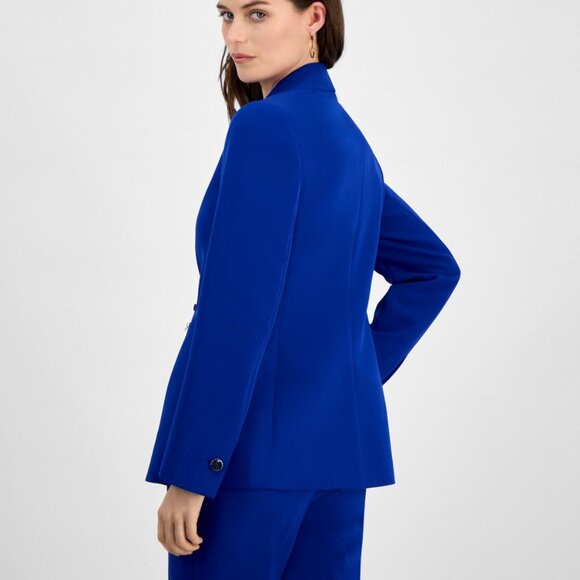 #M26 Anne Klein Women's Blazer Blue - Picture 3 of 3